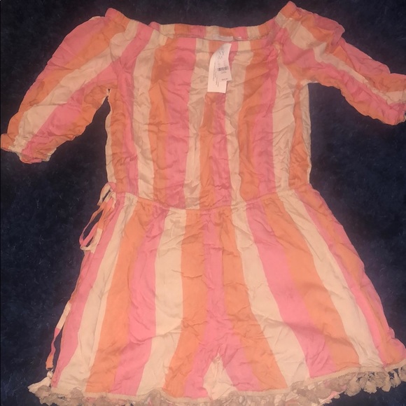 New York & Company Striped Romper - Picture 3 of 3